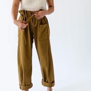 Longway Origami Trouser in bronze